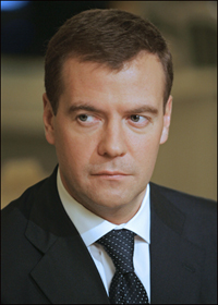 Russian President Dmitry Medvedev