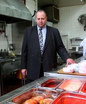 4-6-09-jaaber-hussein Jaaber Hussein, a hotel manager, prepares to take control of much of Israel's bread, beer, and pasta.