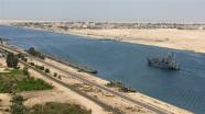 7-9-09 pic Egyptian ship in Suez An Egyptian patrol ship navigates in the Suez Canal