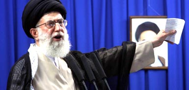 8-6-09 Iran nuclear Ayatollah Ali Khamenei