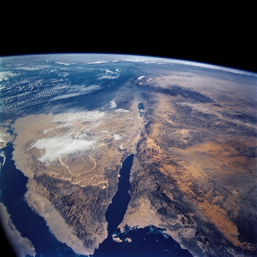 pic Sinai from space
