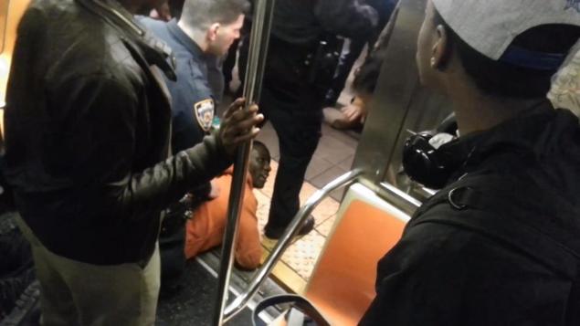 NYPD arrested Stephan Stowe after he allegedly taunted a Jewish rider with racist slurs.