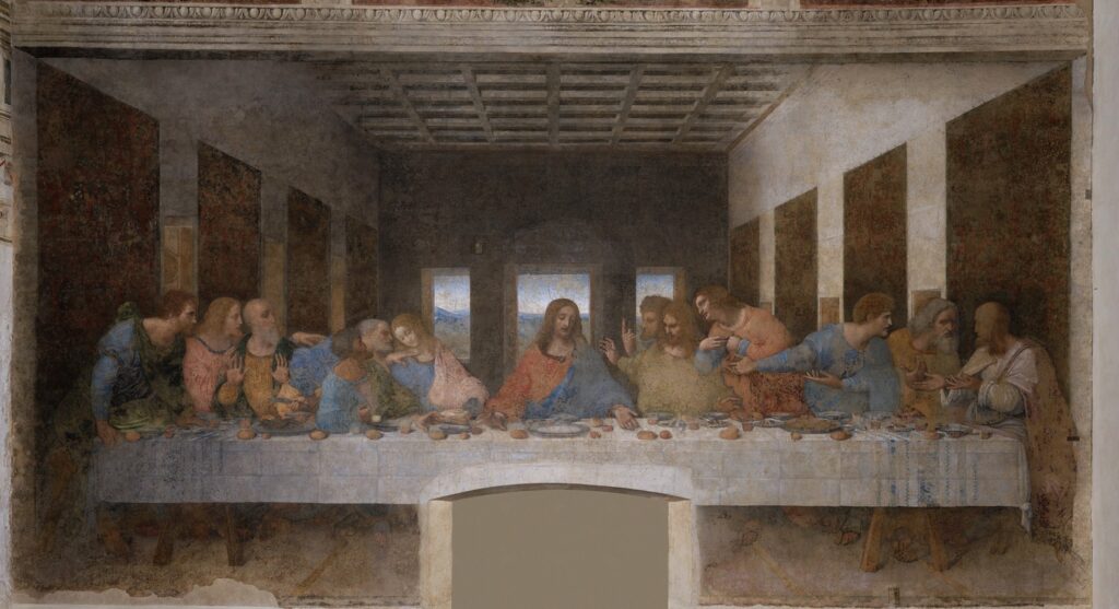 Leonardo da Vinci's mural painting of the Last Supper, located at the Convent of Santa Maria delle Grazie in Milan, Italy. Nothing reattaches Christians to their Jewish roots faster than realizing the Last Supper was actually a Passover seder meal being led by a Jewish rabbi, writes David Parsons. Credit: PD-Art.