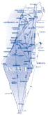 map of Israel