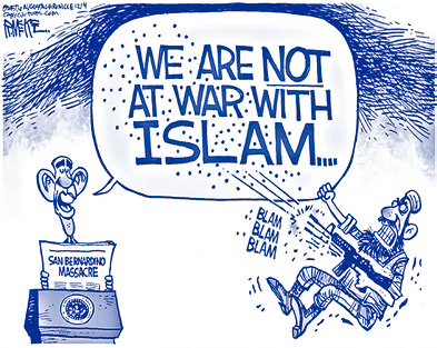 “We are not at war with Islam...”