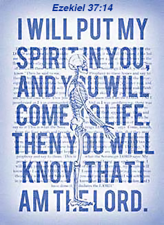 “I will put my spirit in you, and you will come to life. Then you will know that I am the Lord” (Ezekiel 37:14)