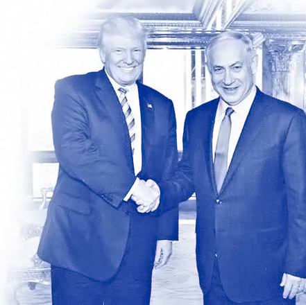 Donald Trump and Benjamin Netanyahu