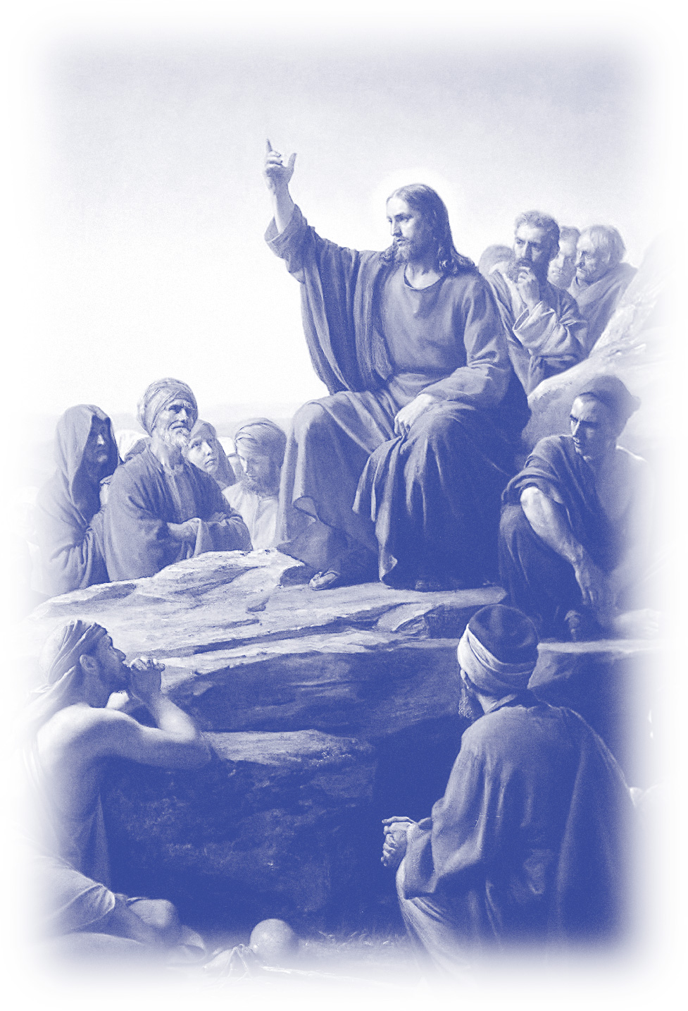 “Sermon on the Mount” by Carl Heinrich Bloch